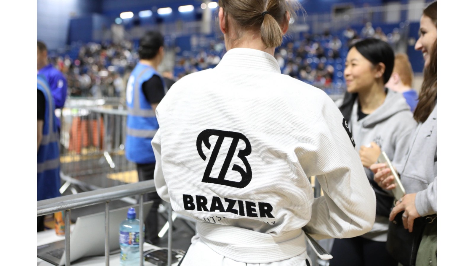 A Brazier student in the academy kimono at a competition